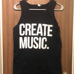Create Music tank top
